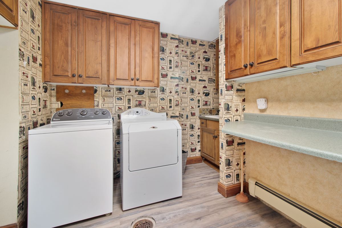 Washing machine available to residents
