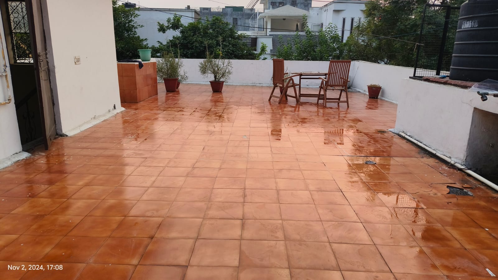 The open terrace residents use